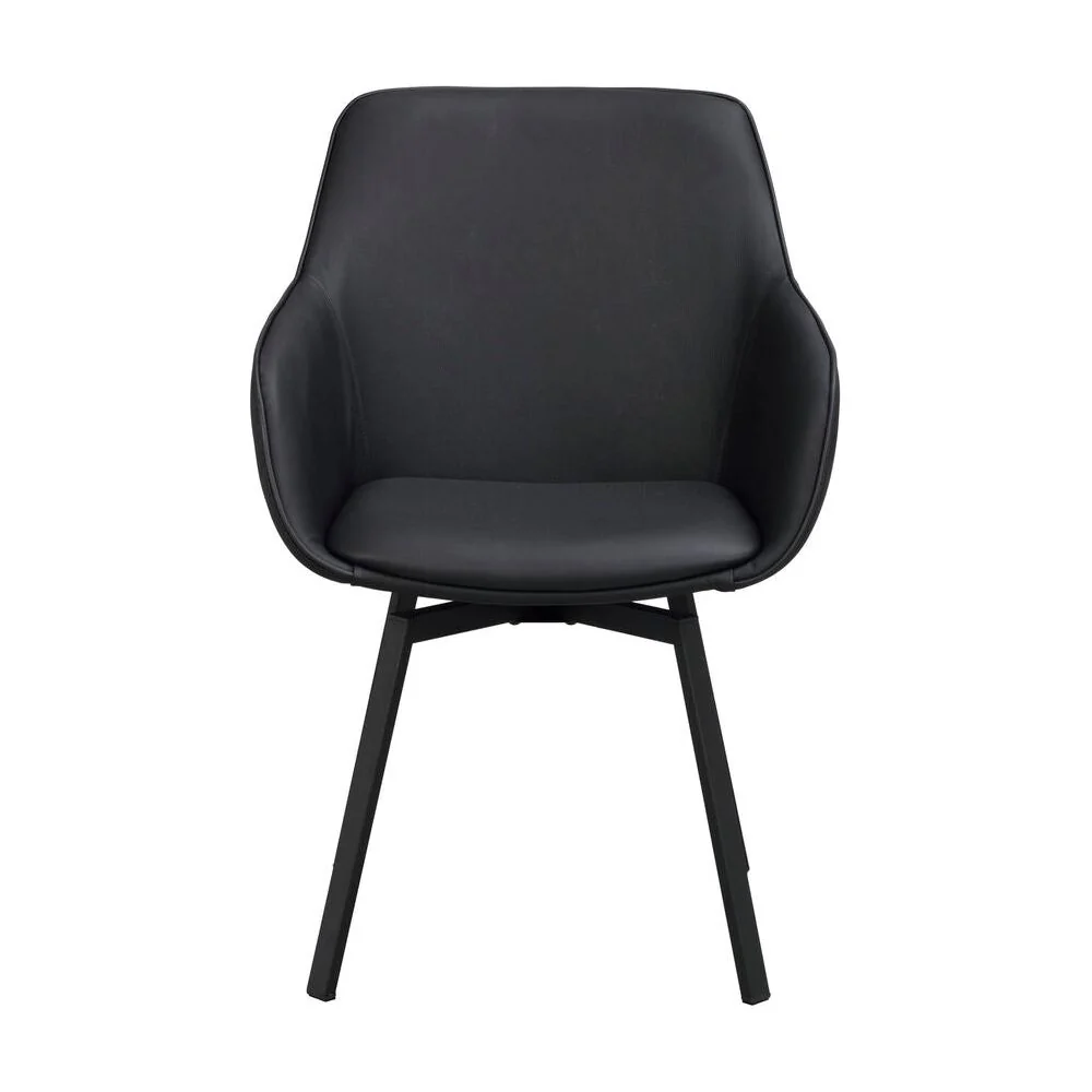 ALISON Essstuhl Schwarz 58x59x89cm - Image 3