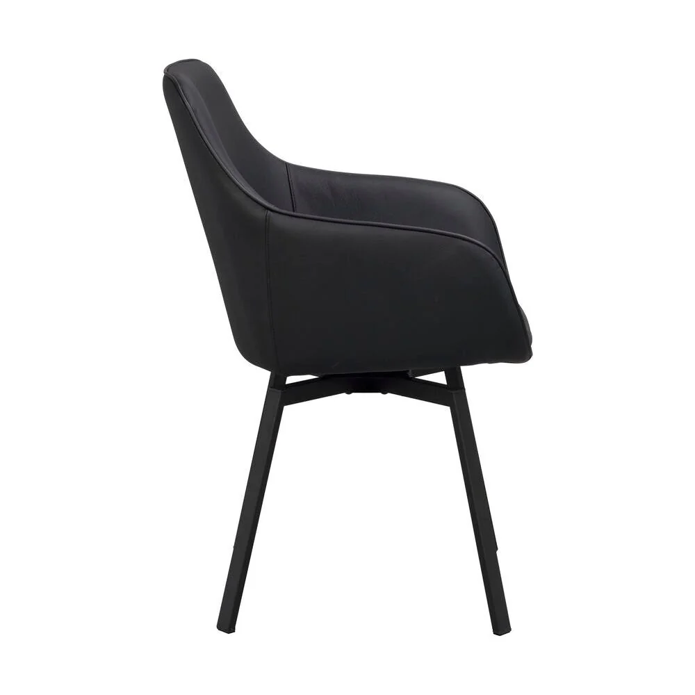 ALISON Essstuhl Schwarz 58x59x89cm - Image 4