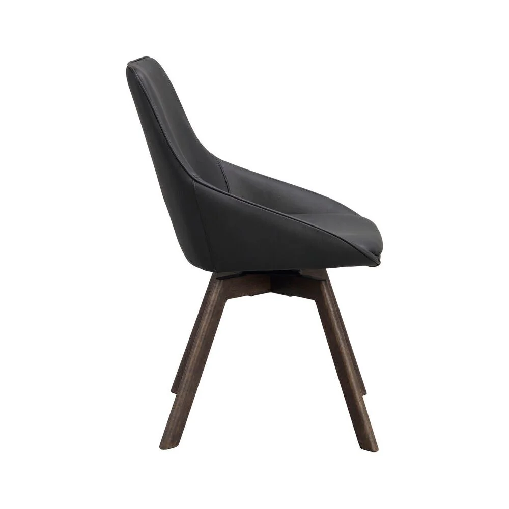 ALISON Essstuhl Schwarz/braun 51x60x88cm - Image 2