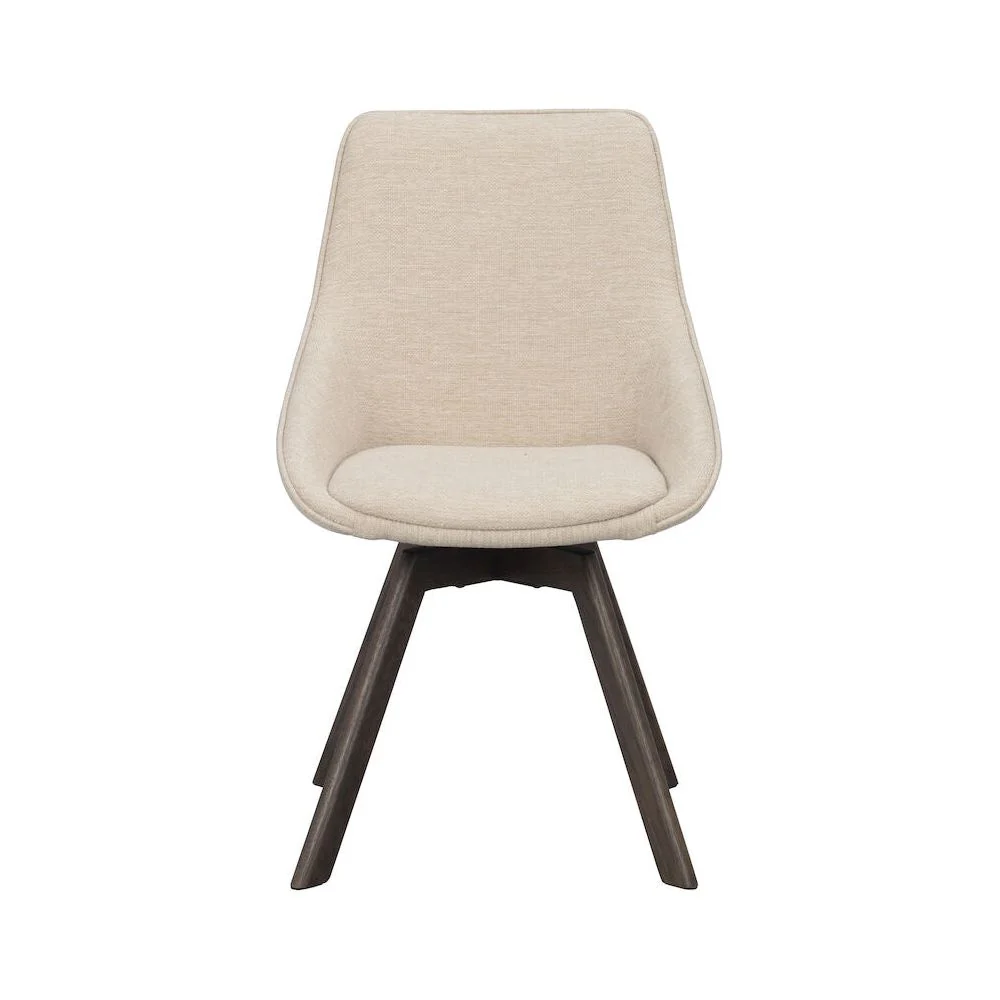 ALISON Esszimmerstuhl Hellbeige/Braun 51x60x88cm - Image 3