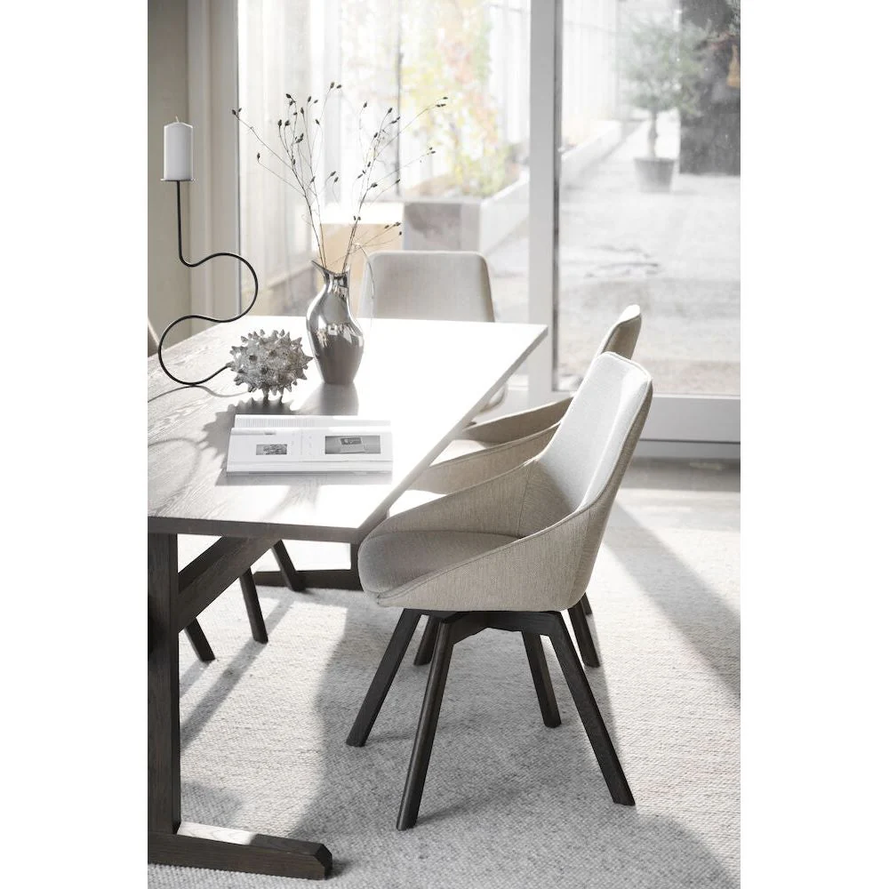 ALISON Esszimmerstuhl Hellbeige/Braun 51x60x88cm - Image 5