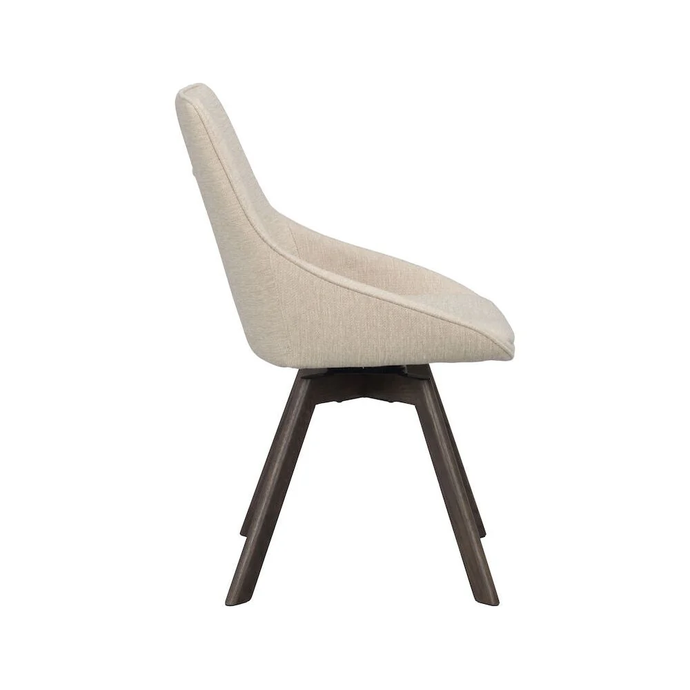 ALISON Esszimmerstuhl Hellbeige/Braun 51x60x88cm - Image 8