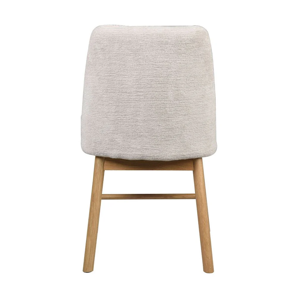 AMESBURY Esszimmerstuhl Hellbeige/Eiche 49x58x84cm - Image 6