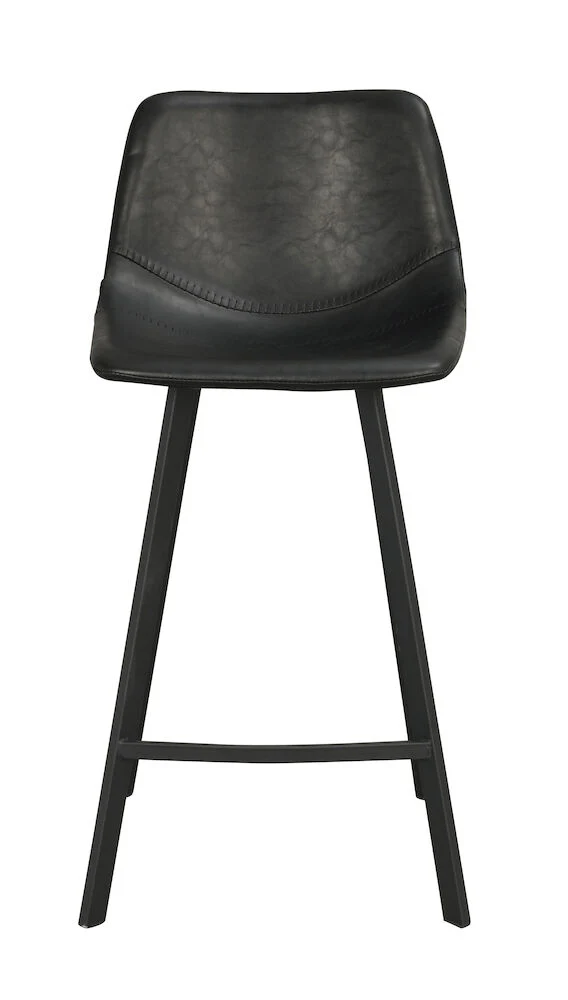 AUBURN Barhocker Schwarz 45x50x89cm - Image 4