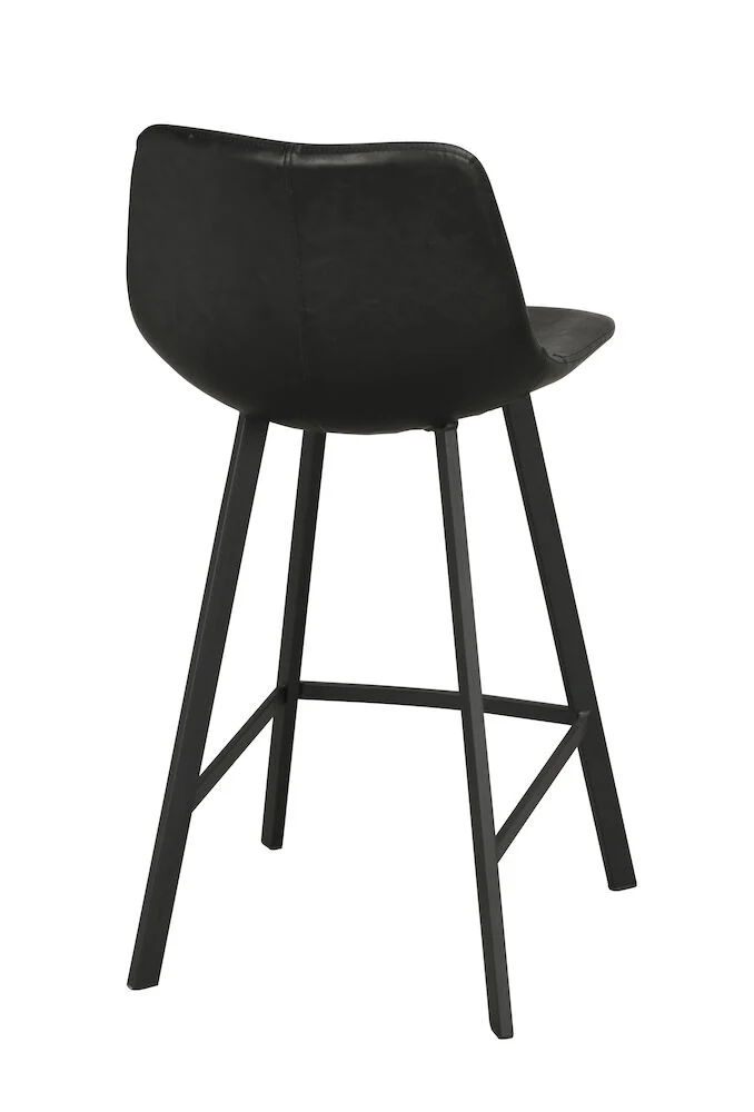 AUBURN Barhocker Schwarz 45x50x89cm - Image 6