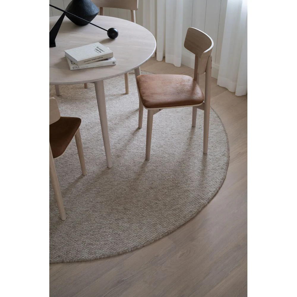 AUCKLAND Wollteppich Beige 250x250cm - Image 3