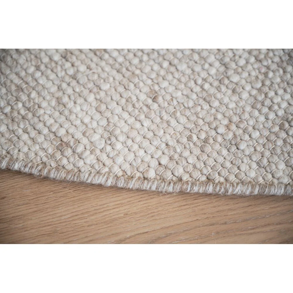 AUCKLAND Wollteppich Beige 250x250cm - Image 6