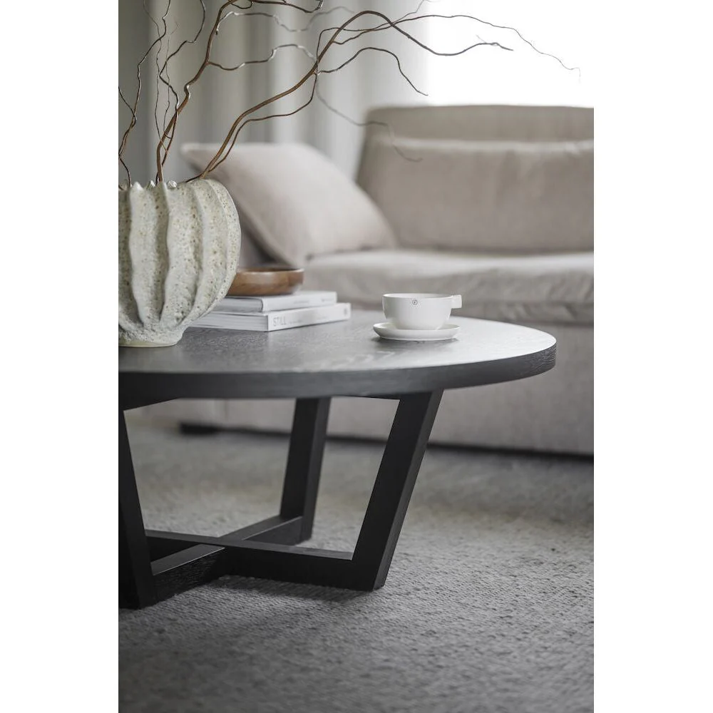 BOXFORD Couchtisch Schwarz 110x110x40cm - Image 6