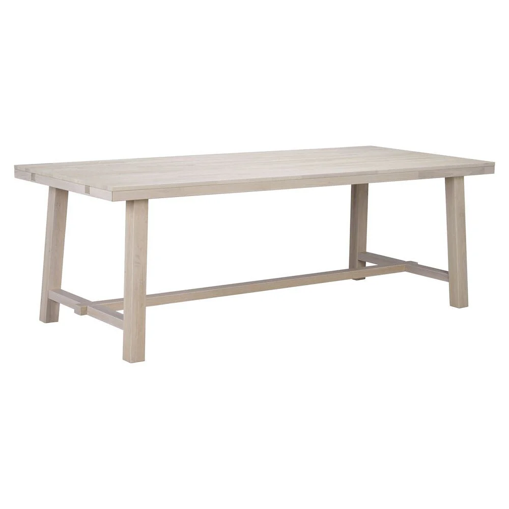 BROOKLYN Esstisch Weiß pigmentiert 220-320x95x75cm
