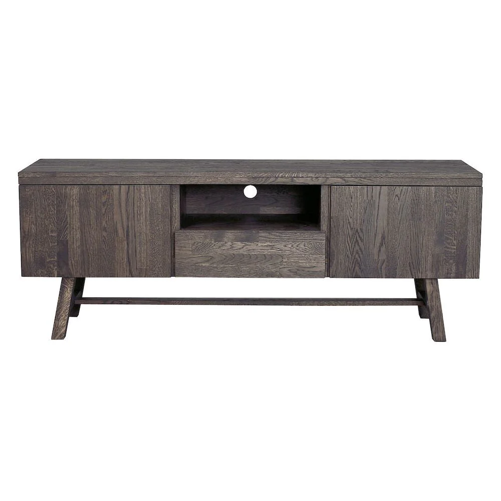 BROOKLYN TV-Bank Dunkelbraun 160x45x60cm