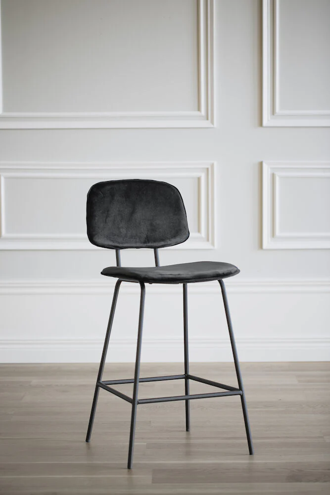 BRYAN Barhocker Schwarz 47x53x94cm - Image 9