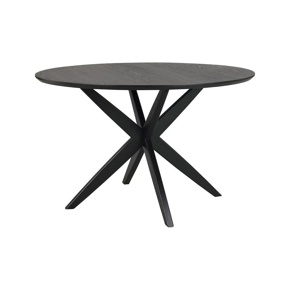 CALVERTON Esstisch Schwarz 120x120x75cm