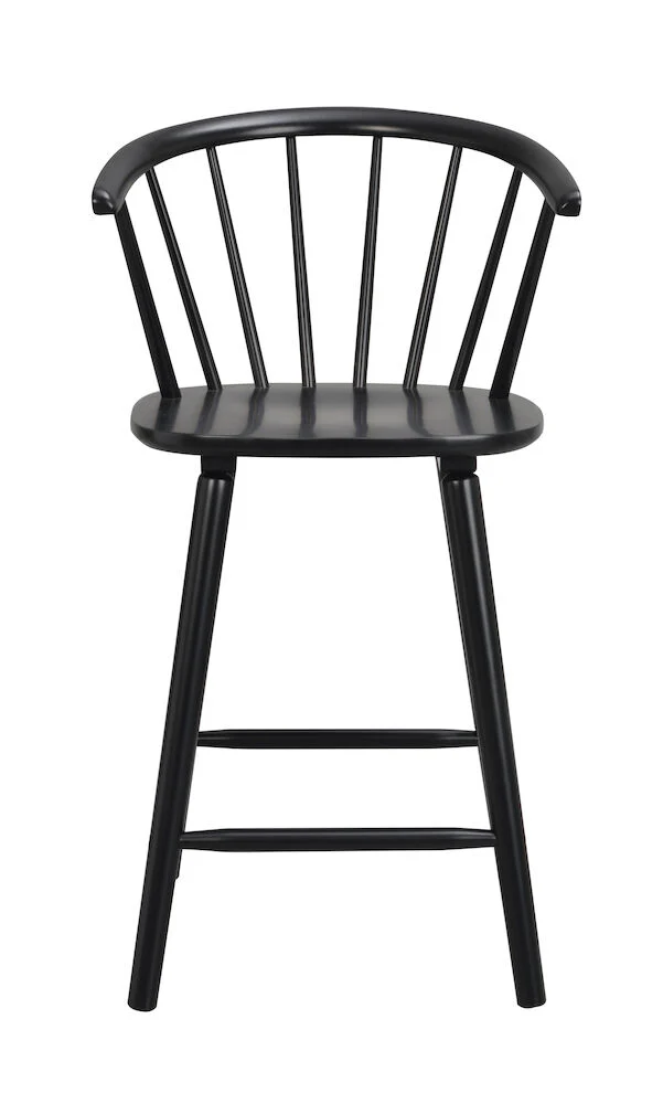 CARMEN Barhocker Schwarz 55x55x96cm - Image 4