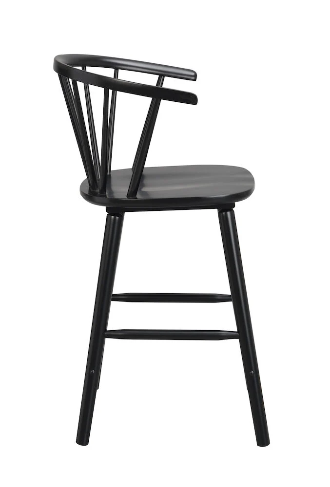 CARMEN Barhocker Schwarz 55x55x96cm - Image 6