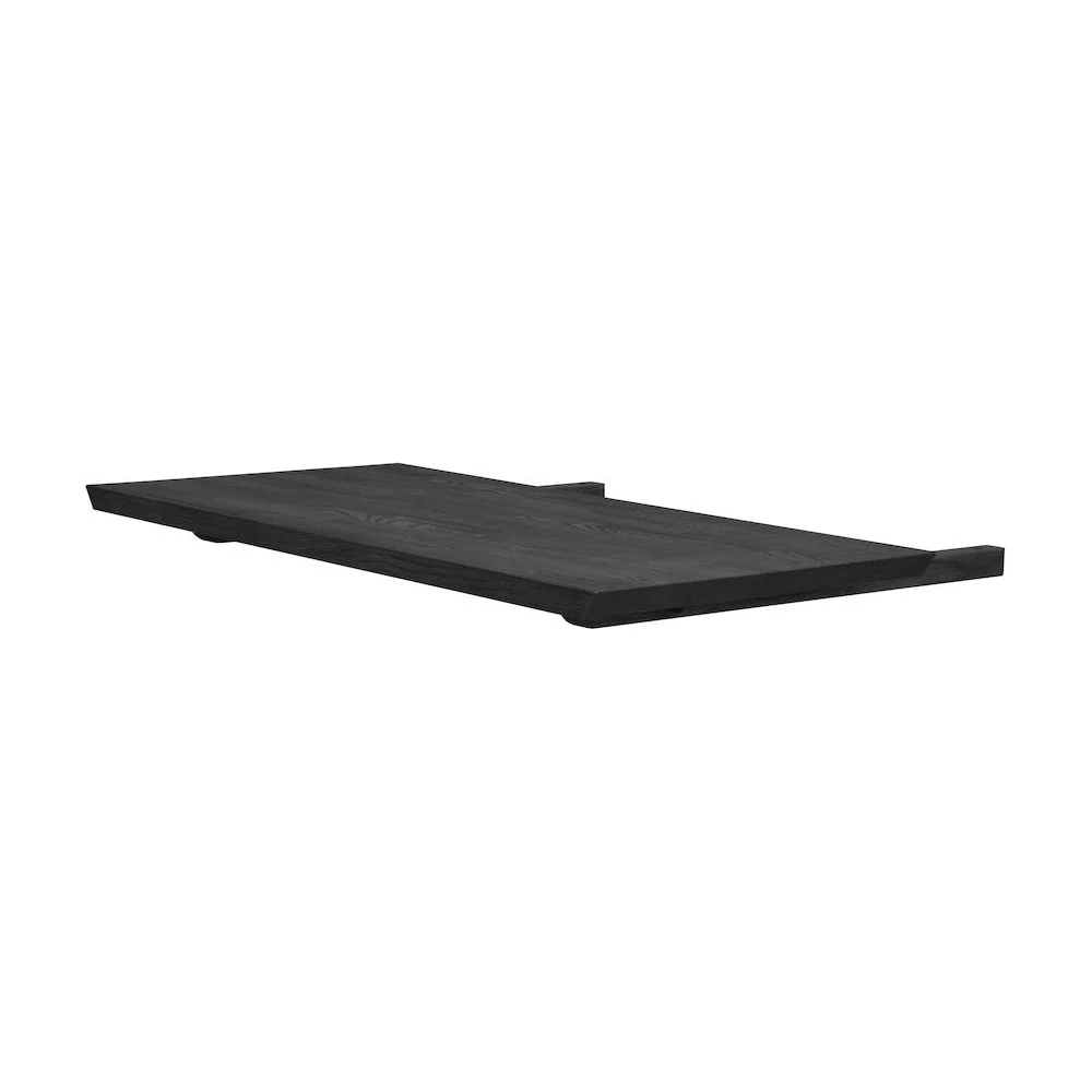 CARRADALE Ausziehplatte Schwarz 50 cm