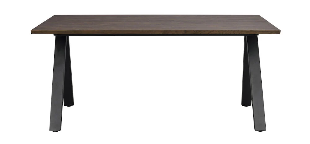 CARRADALE Esstisch Braun/Schwarz 170-270x100x75cm - Image 3