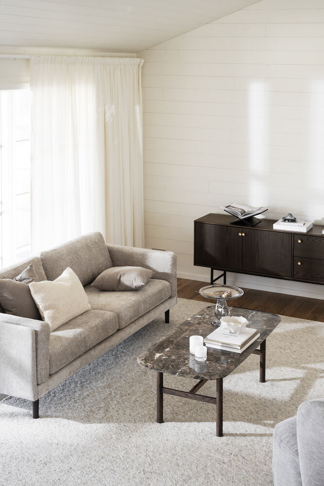 CLEARBROOK Sideboard Braun/Schwarz 160x42x75cm - Image 10