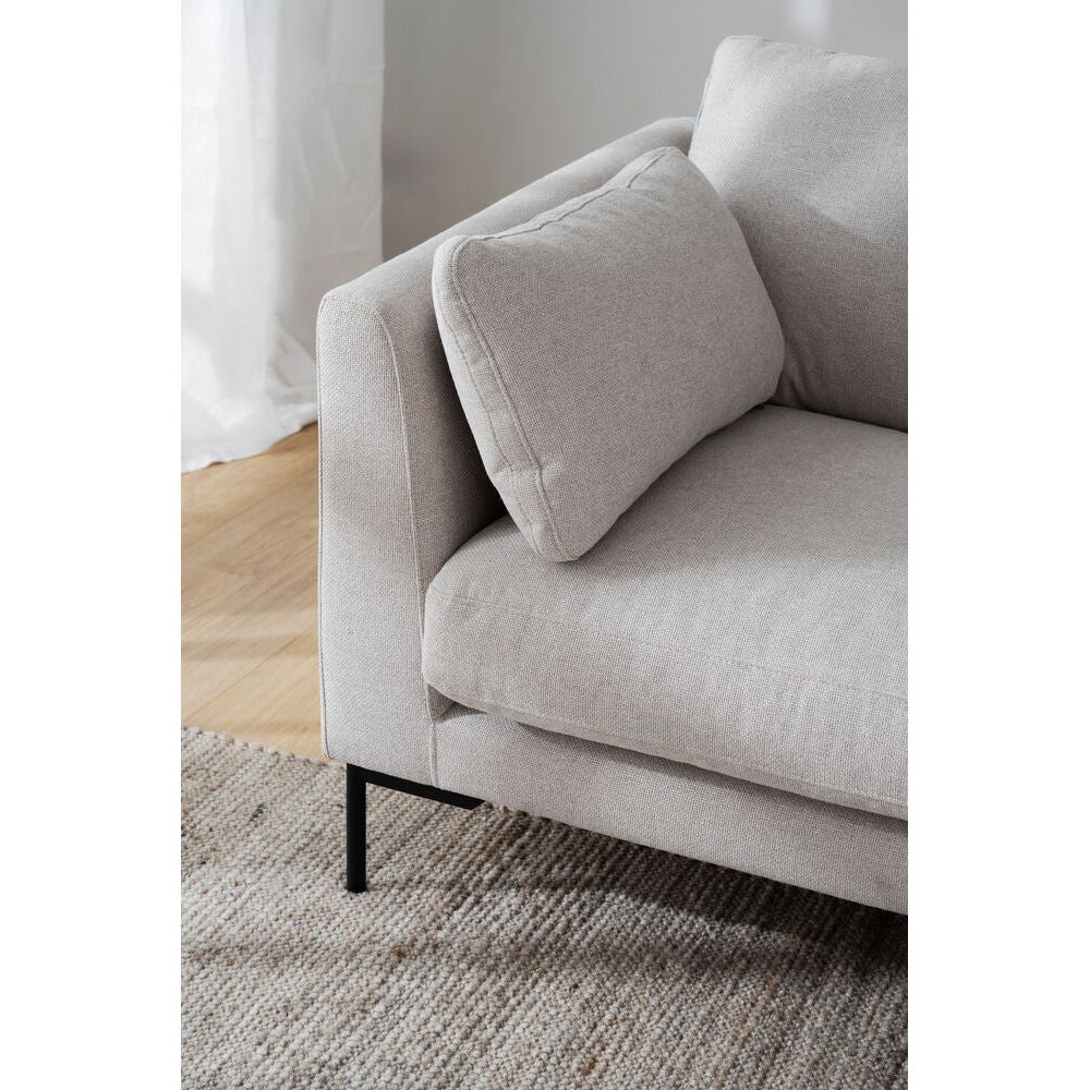 CORWIN 3-Sitzer-Sofa Rita #1 Hellbeige 238x98x83cm - Image 9