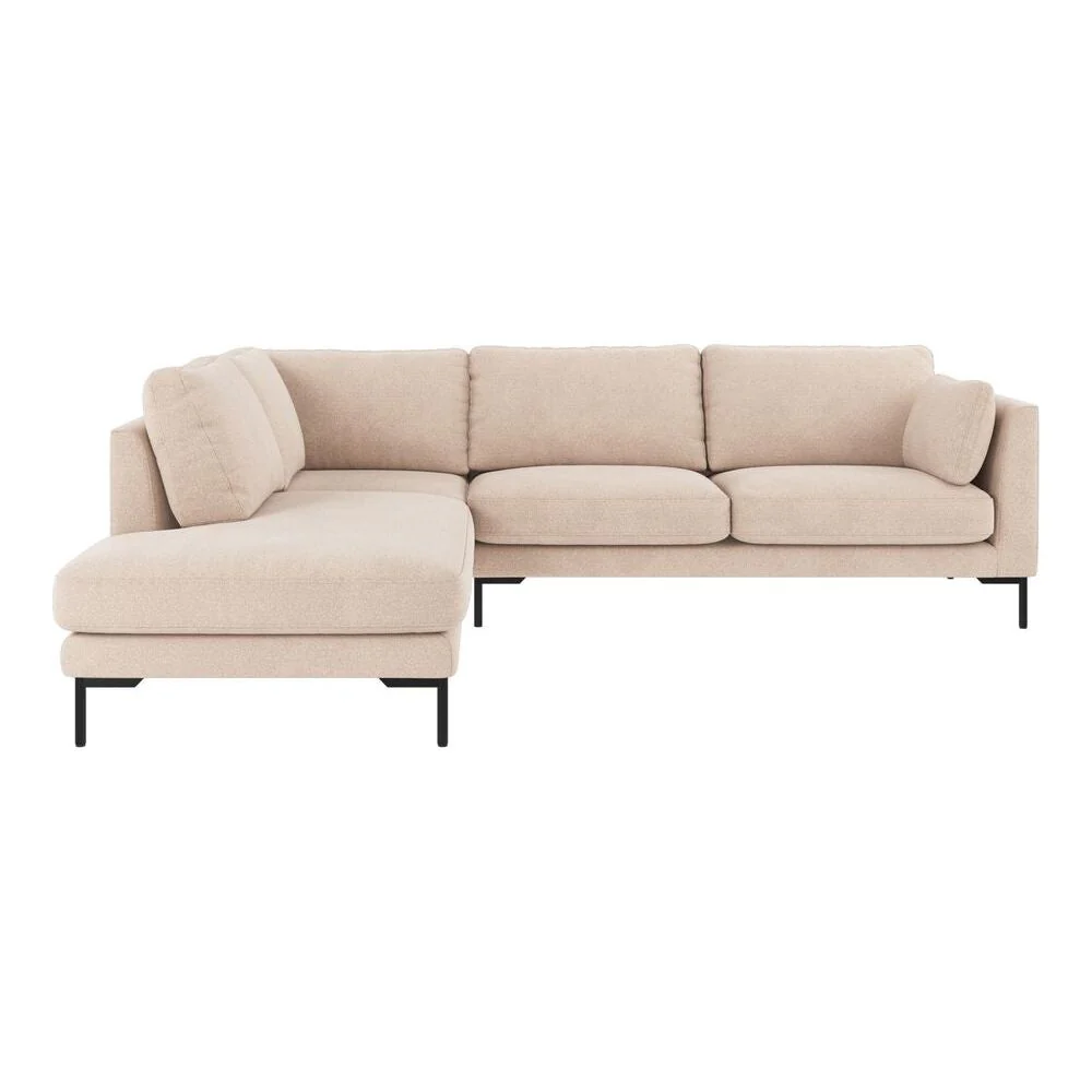 CORWIN 5-Sitzer Ecksofa Links Rita #1 hellbeige 266x226x83cm