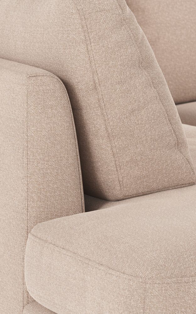CORWIN 5-Sitzer Ecksofa Links Rita #1 hellbeige 266x226x83cm - Image 2