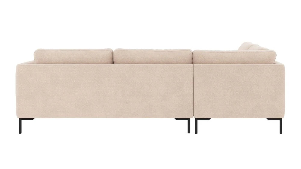 CORWIN 5-Sitzer Ecksofa Links Rita #1 hellbeige 266x226x83cm - Image 4