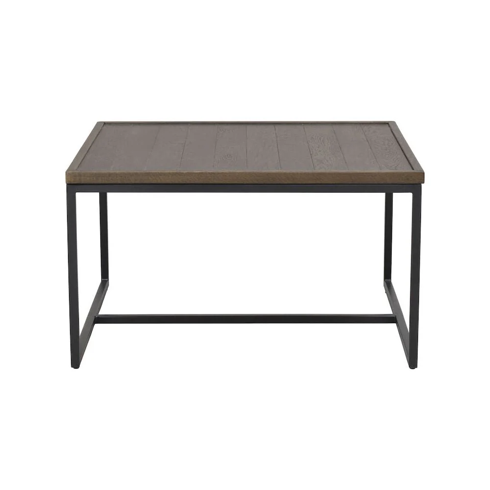 DEERFIELD Couchtisch Braun/Schwarz 70x70x40cm