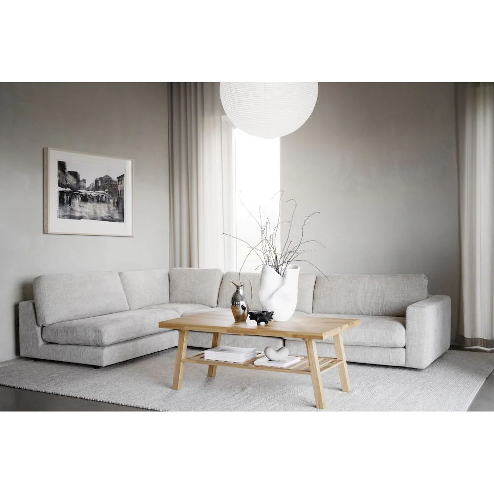 DUNCAN Ecksofa Hellgrau 345x216x78cm