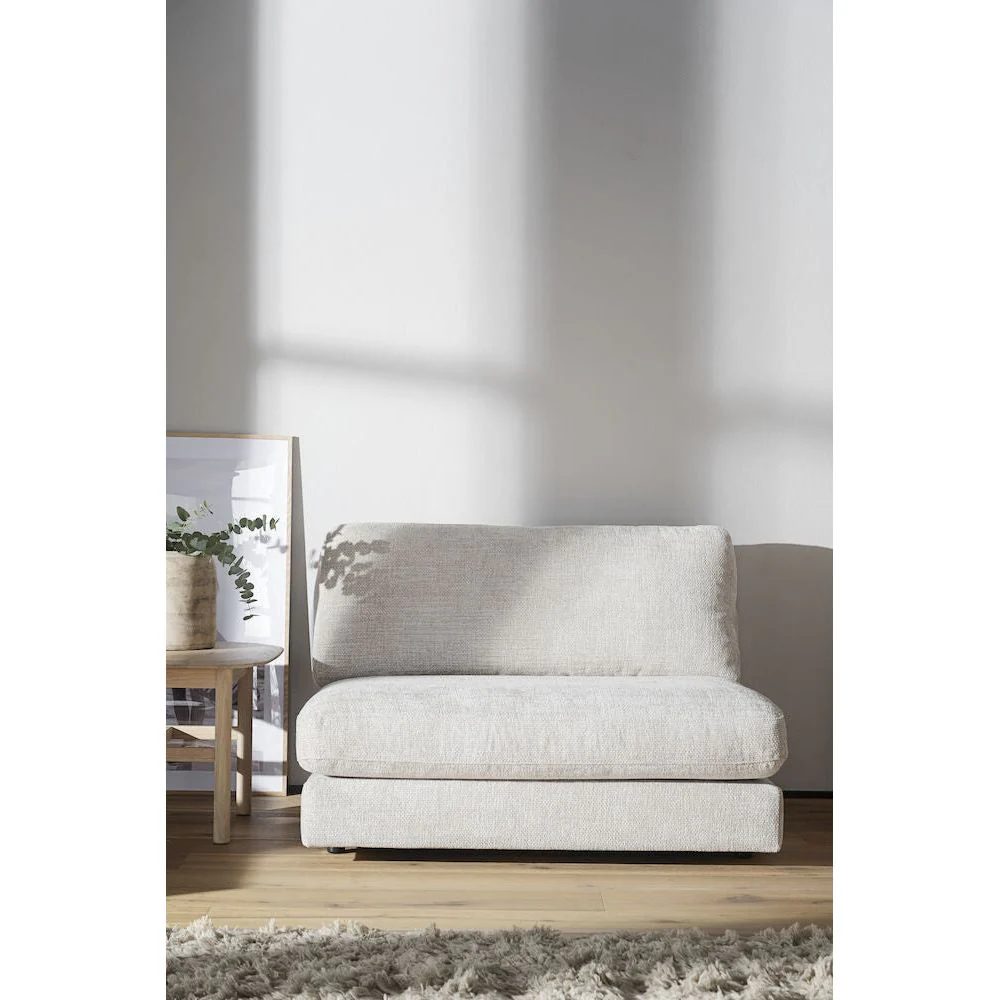 DUNCAN Modulares Sofa Hellgrau 112x103x78cm - Image 5