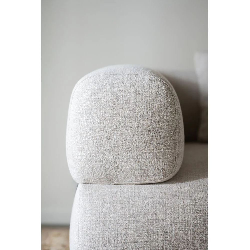 FALKNER 3-Sitzer-Sofa Hellbeige 246x105x67cm - Image 4