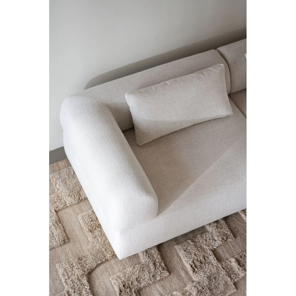 FALKNER 3-Sitzer-Sofa Hellbeige 246x105x67cm - Image 8