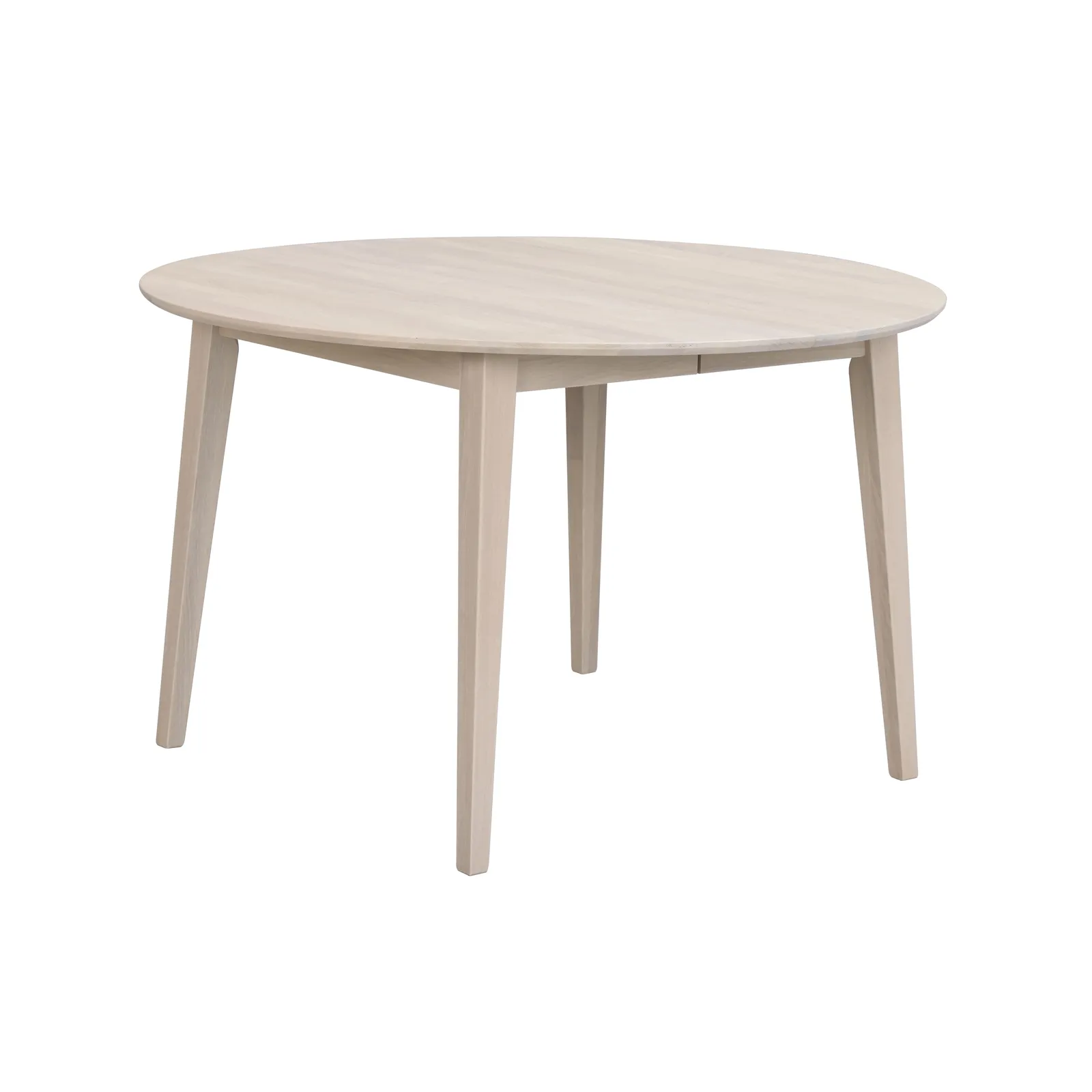 FILIPPA Esstisch Weiß pigmentiert 120-210x120x75cm