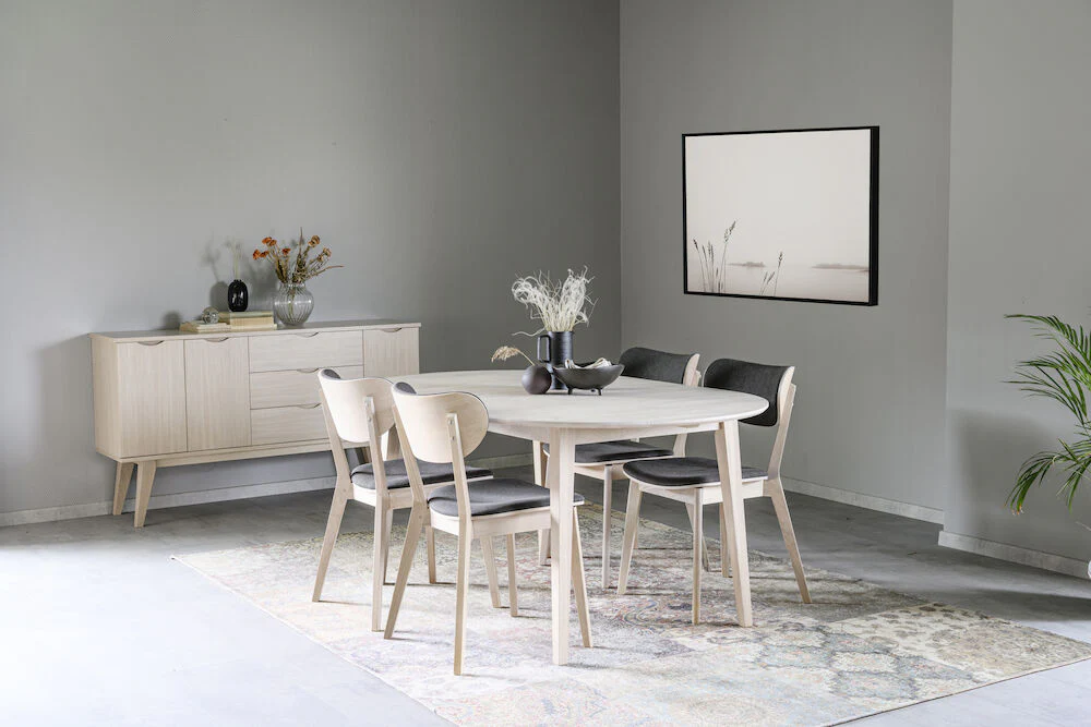 FILIPPA Esstisch Weiß pigmentiert 170-250x105x74cm - Image 3