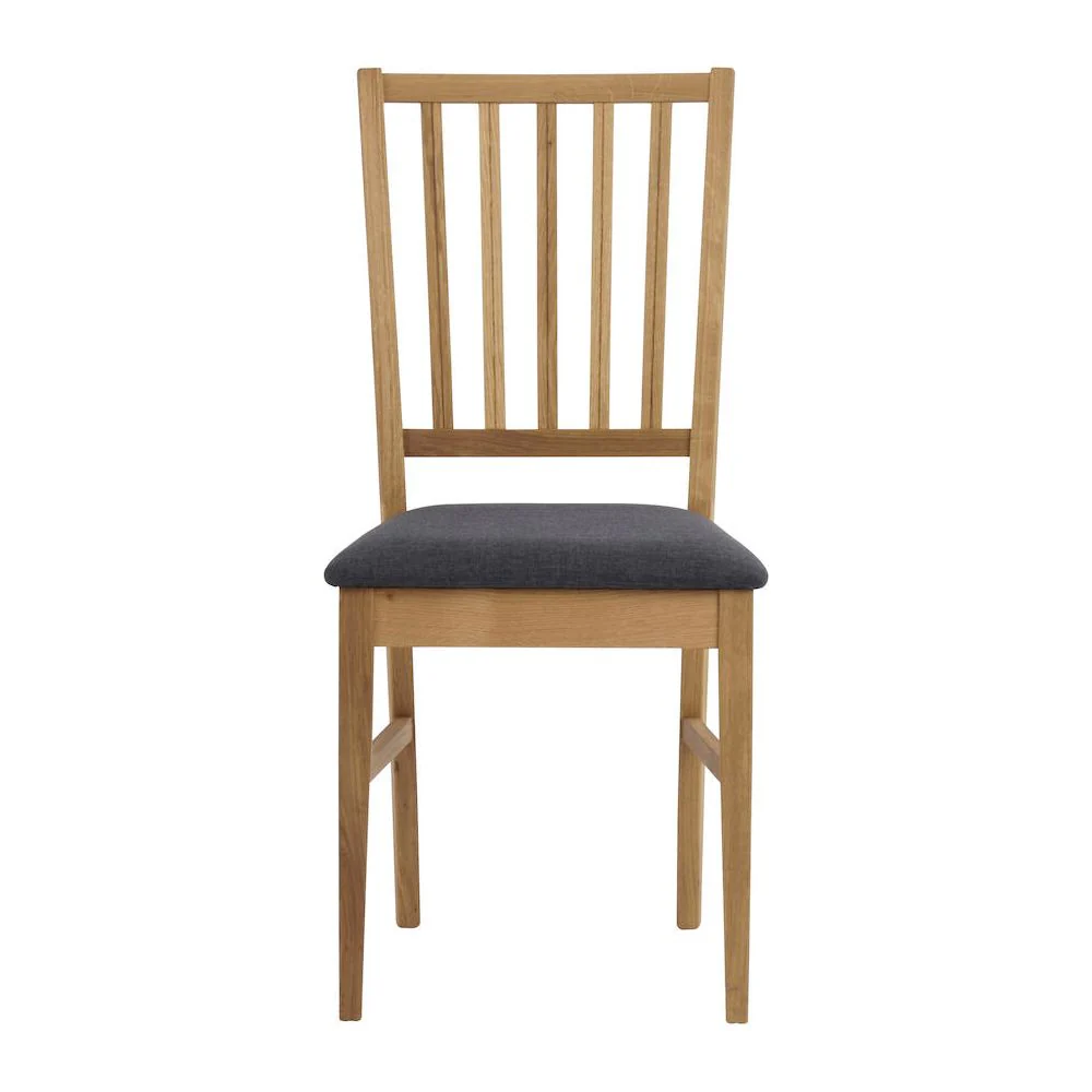 FILIPPA Esszimmerstuhl Eiche/Grau 44x51x92cm - Image 4