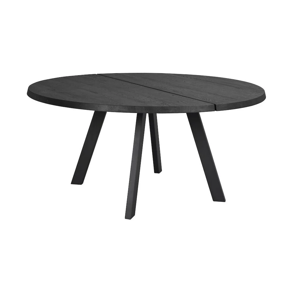 FRED Esstisch Schwarz 160x160x75cm