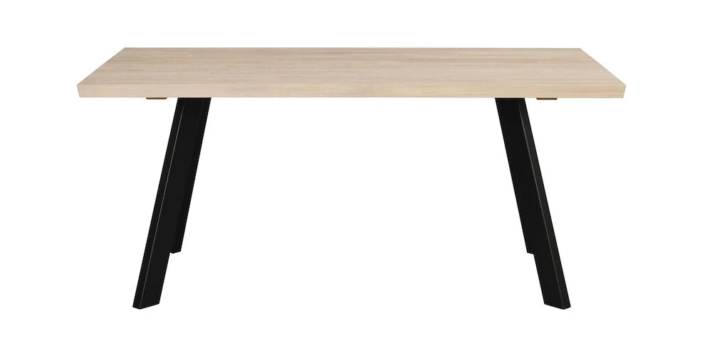 FRED Esstisch Weiß pigmentiert/Schwarz 170x95x75cm - Image 3