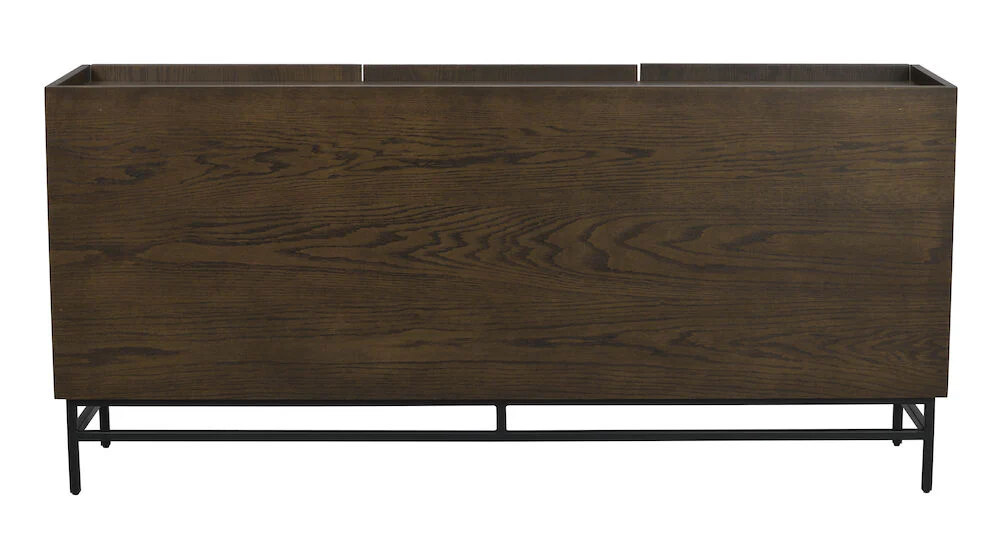 HALIFAX Sideboard Braun/Schwarz 160x40x75cm - Image 5