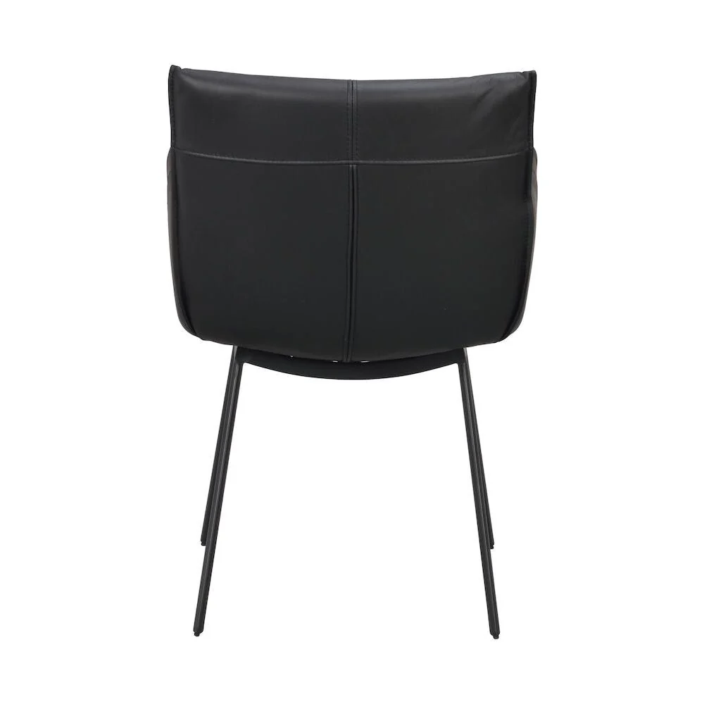 HINCKLEY Esszimmerstuhl Schwarz 58x62x84cm - Image 8