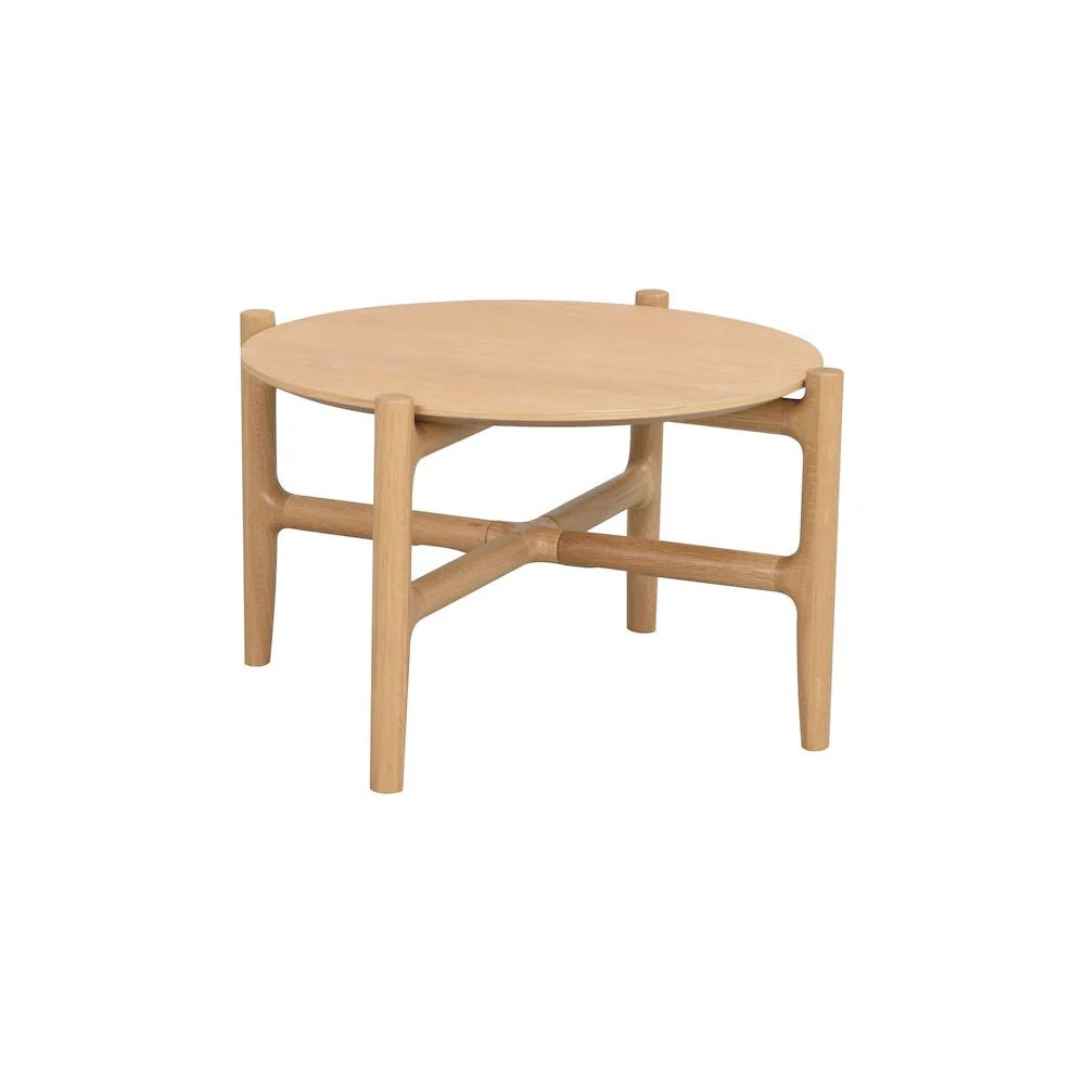 HOLTON Couchtisch Eiche 62x62x36cm
