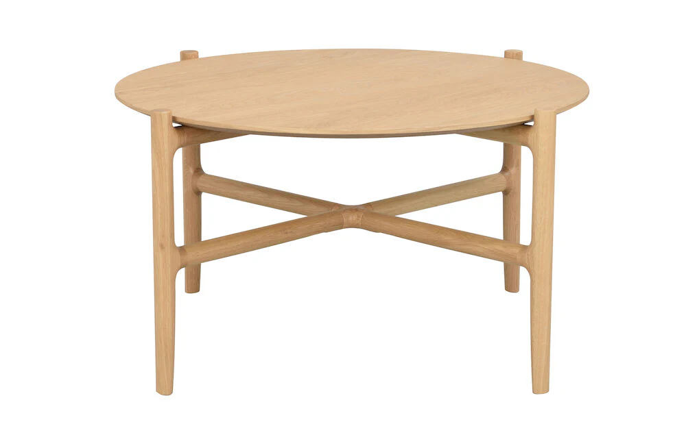 HOLTON Couchtisch Rund Eiche 87x87x46cm - Image 3