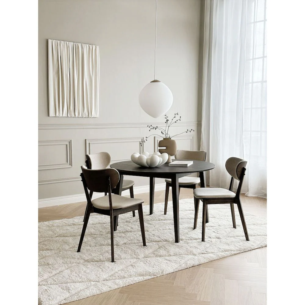 KATO Esszimmerstuhl Braun/Beige 46x56x83cm - Image 4