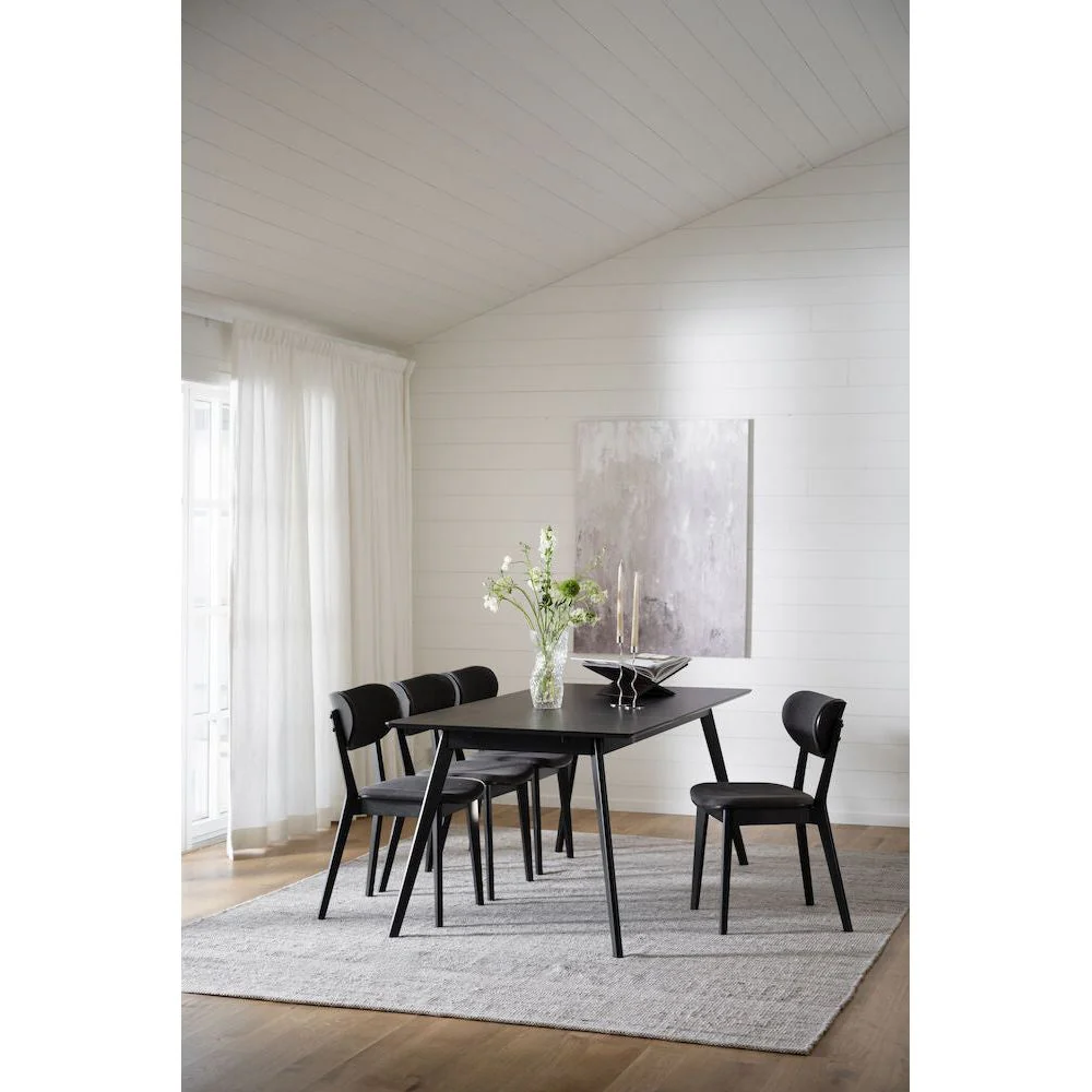 KATO Esszimmerstuhl Schwarz/Grau 46x56x83cm - Image 4