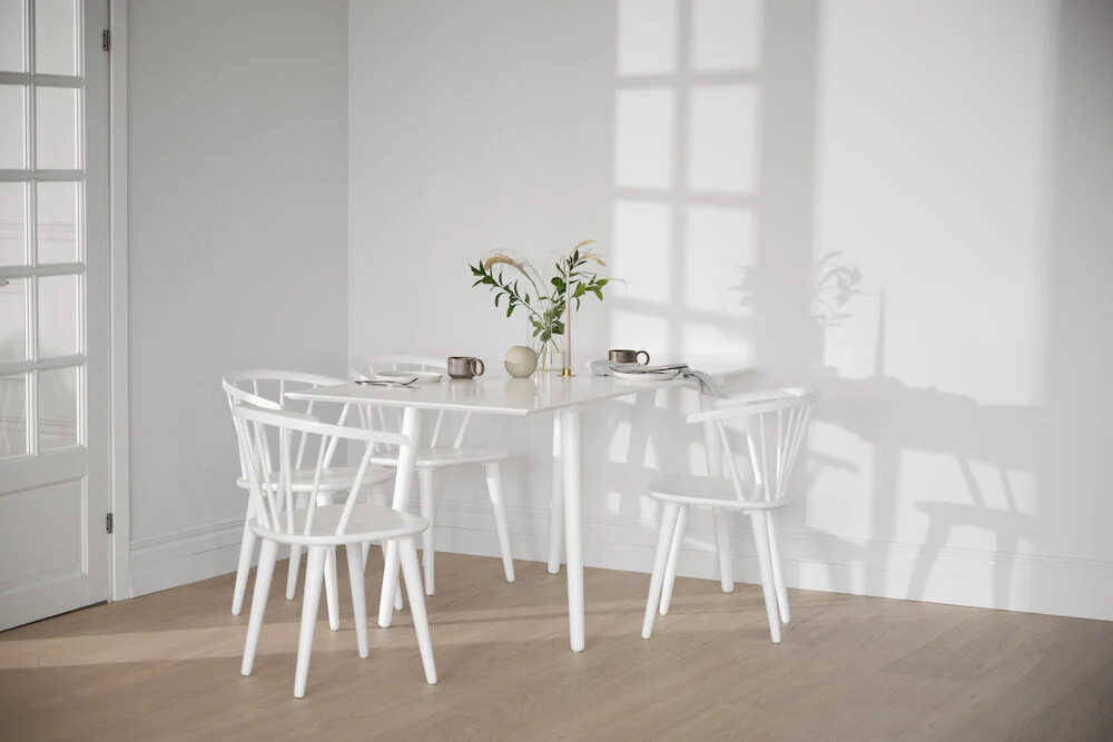 LOTTA Esstisch Weiß 120-160x80x76cm - Image 2