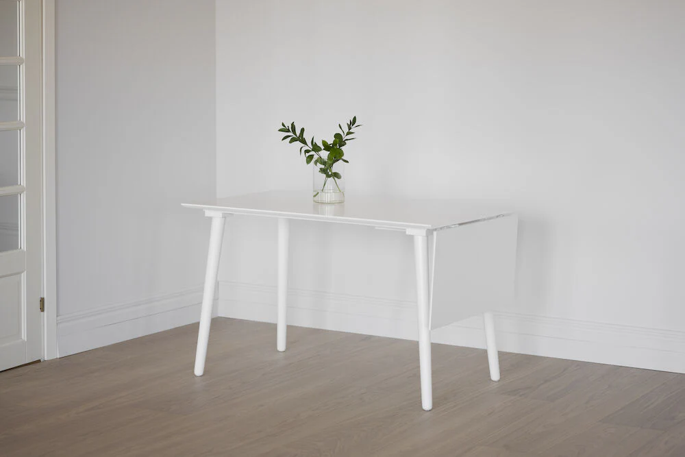 LOTTA Esstisch Weiß 120-160x80x76cm - Image 4