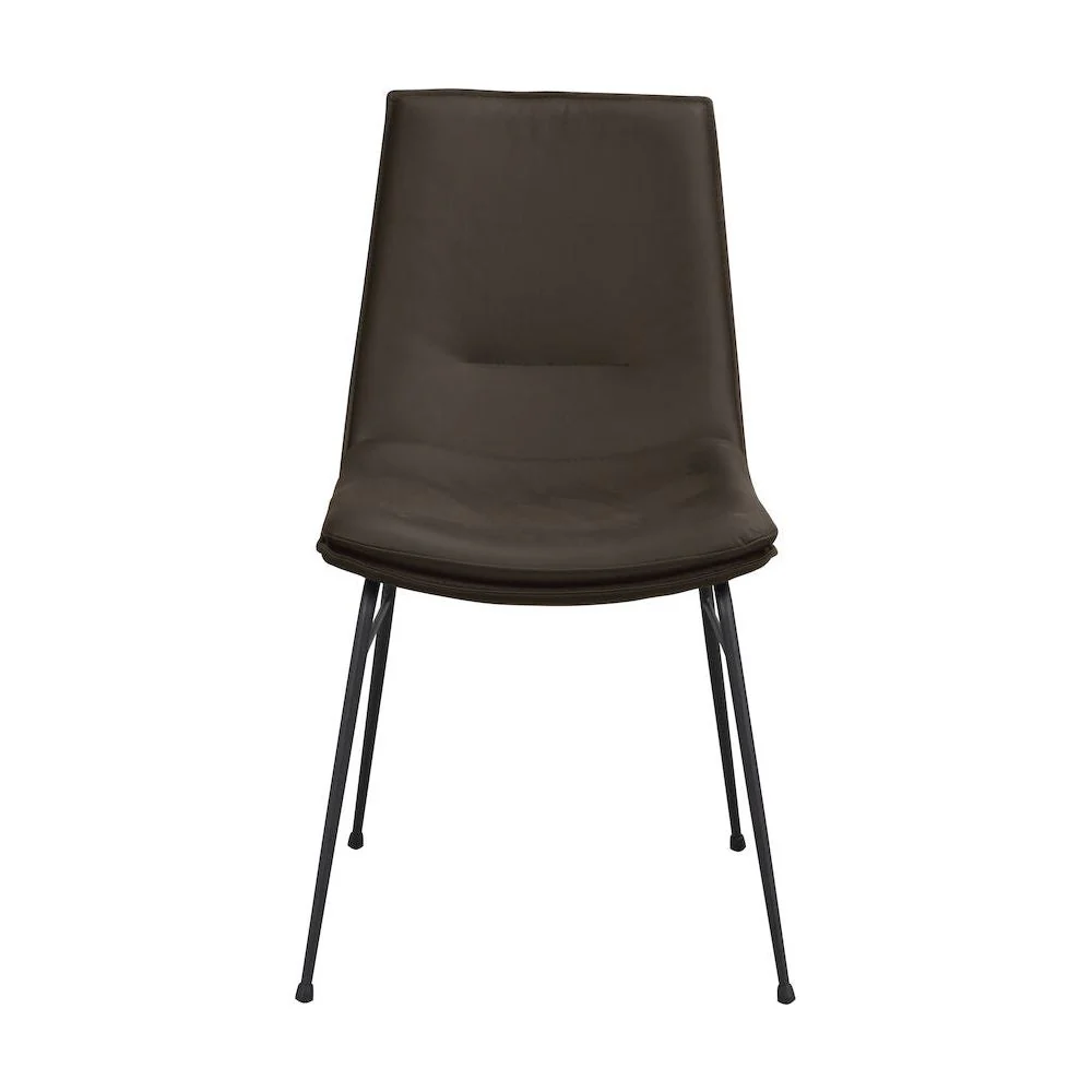 LOWELL Esszimmerstuhl Braun/Schwarz 46x62x86cm - Image 3
