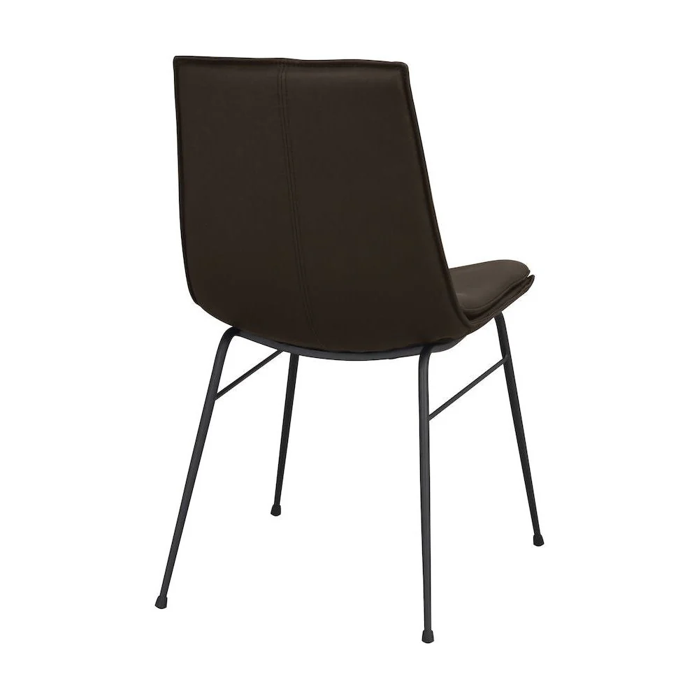 LOWELL Esszimmerstuhl Braun/Schwarz 46x62x86cm - Image 4