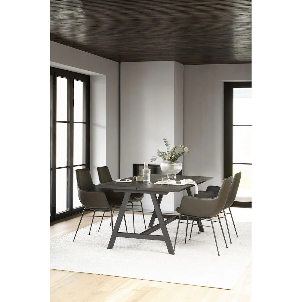 LOWELL Esszimmerstuhl Braun/Schwarz 59x62x86cm - Image 4