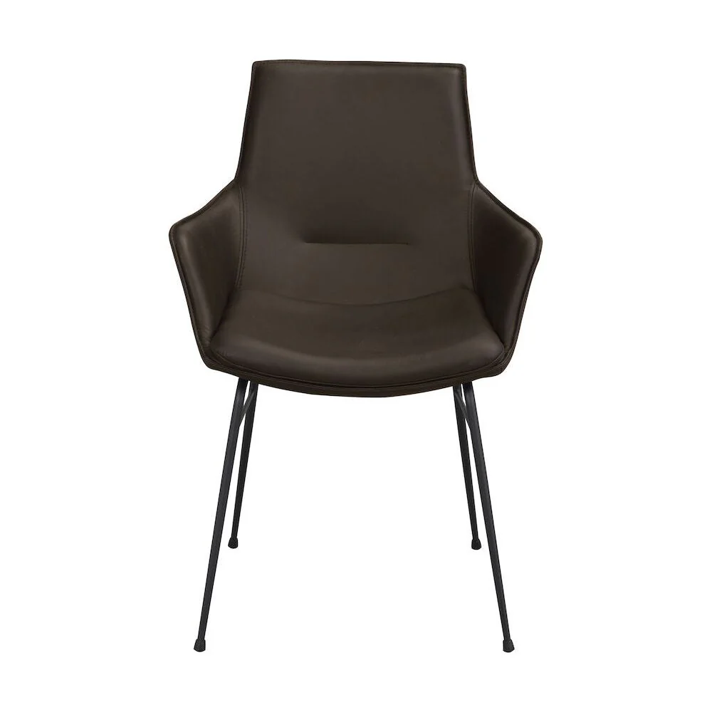 LOWELL Esszimmerstuhl Braun/Schwarz 59x62x86cm - Image 6