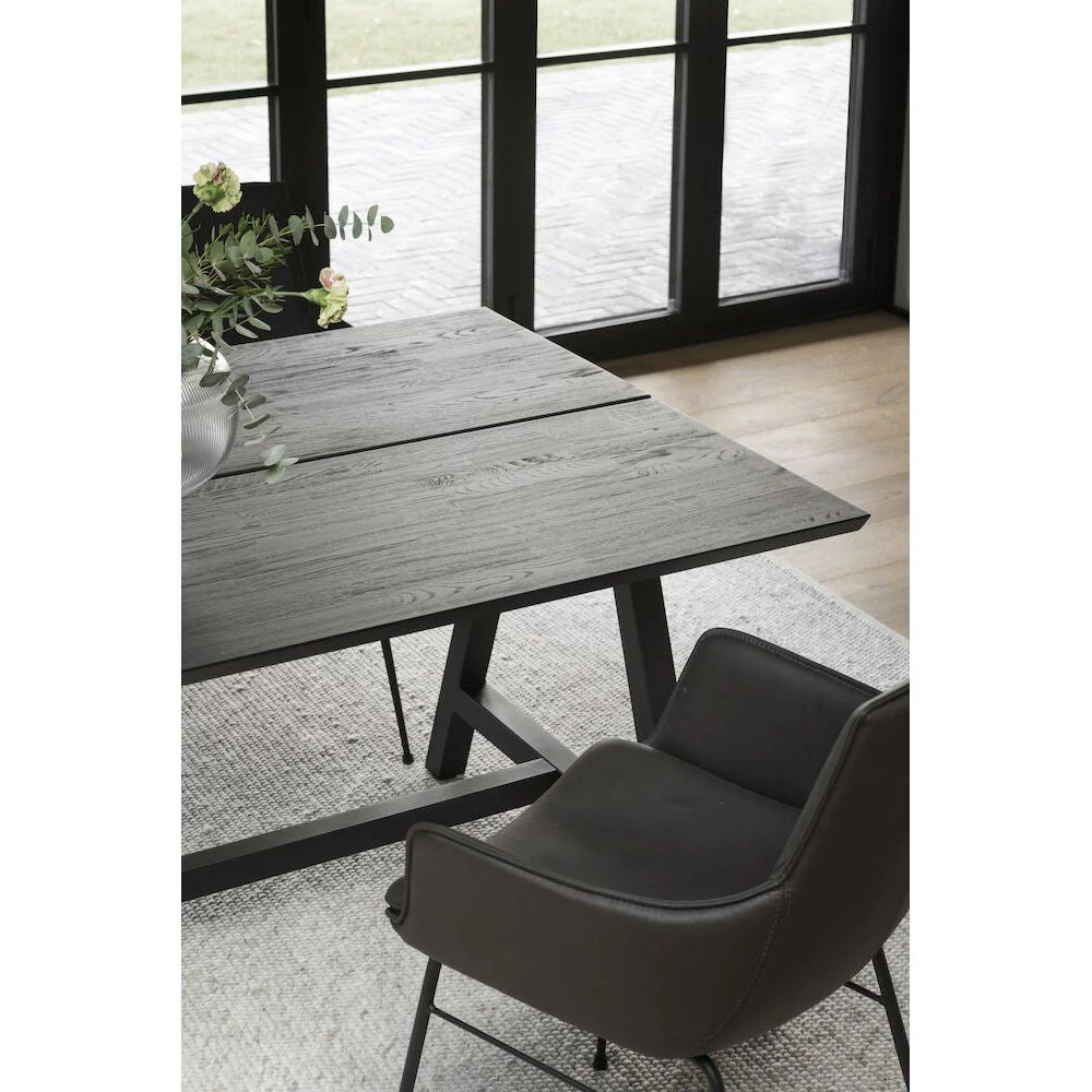 LOWELL Esszimmerstuhl Braun/Schwarz 59x62x86cm - Image 7