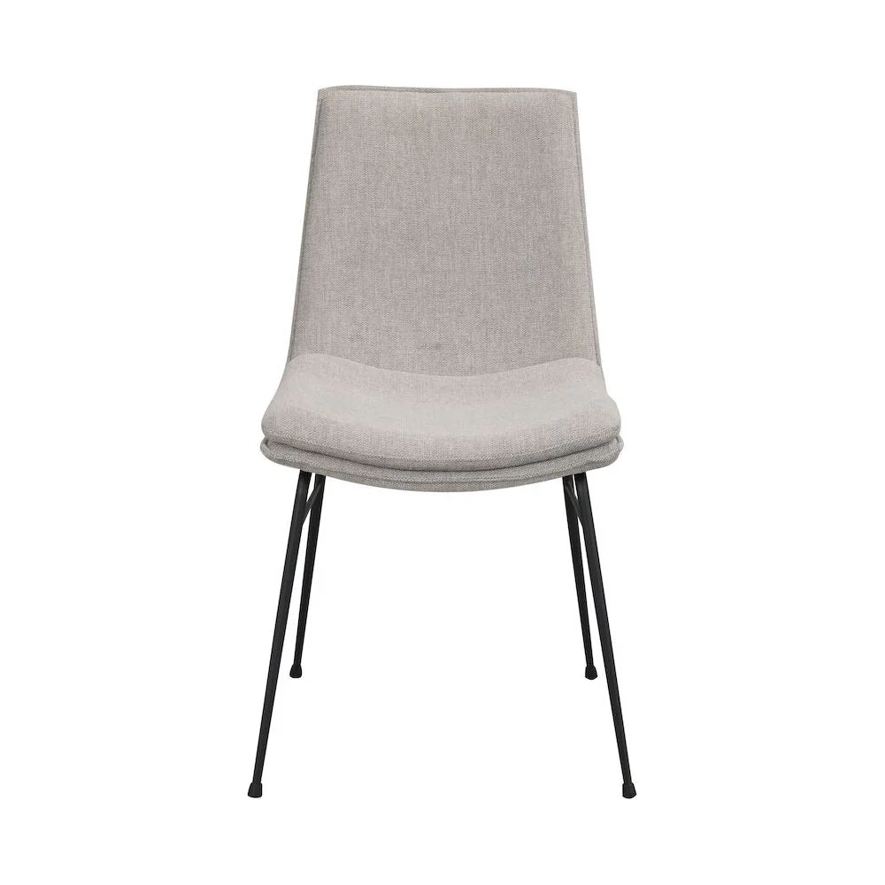 LOWELL Esszimmerstuhl Grau/Schwarz 46x62x86cm - Image 3