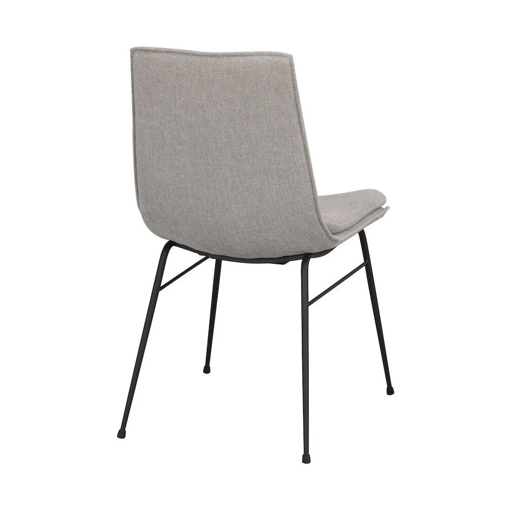 LOWELL Esszimmerstuhl Grau/Schwarz 46x62x86cm - Image 5
